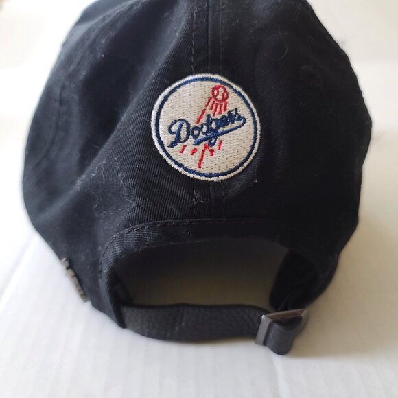 Pro Standard Los Angeles Dodgers Jewel Logo Baseball Hat Cap Black OS Unisex NWT